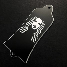 Unbranded GUITAR TRUSS ROD COVER - Engraved Etched - Fits USA GIBSON - CHRIS CORNELL