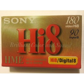 Sony e6 – 180hmeb hi-8 mmテープ(パッケージの1 )
