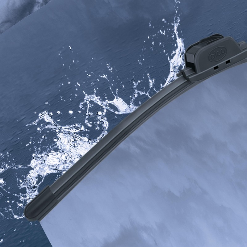 alca® Windscreen Wiper Set with Rear Wiper Suitable for Honda