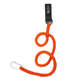 MOOCY Kayak Paddle Tether/Coiled Kayak Fishing Leash with Carabiner for Paddle, Rod SUP Kayaking Accessories