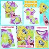 SPONGEBOB SQUAREPANTS Pyjamas Kids Teenagers Soft Girls Pyjamas Short Summer