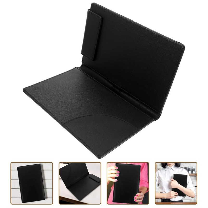 Coehaopike Bifold Magnetic Leather Touch Ticket Holder Ticket Board Ticket