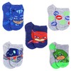 PJ Masks Boys' No Show Socks, Blue/Grey, Small
