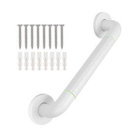 supregear Grab Bars for Bathtubs and Showers - Anti Slip Heavy Duty Shower Safety Handle - White Stainless Steel Support Rail for Bathtub Toilet Kitchen Stairway Elderly Children & Disability, 23.6 in