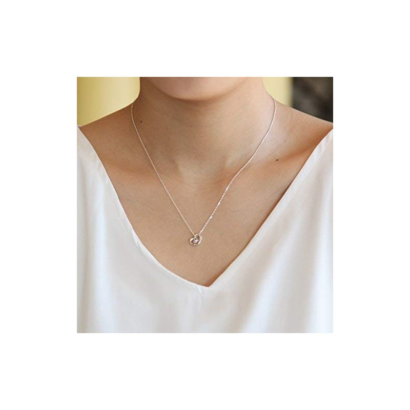 Yondoshi (4°C) (December Birthstone) Eternal Silver Necklace 111614121818, Tanzanite, Diamond