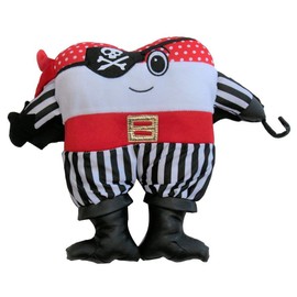 Snuggle Stuffs Plush Pirate Booty Tooth Fairy Pillow with Pocket, 12"