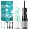 COSLUS 2-Pack Water Flosser for Teeth: Water Dental Pick Set