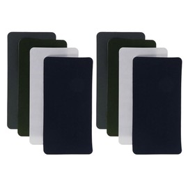 Uniquer 8 Sheets Self-Adhesive Twill Patches - Lightweight Repair Solutions for Clothing -Repair Solutions for Clothing, Down Jackets, Tents, and Bags (4 Colors)