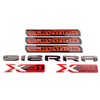 6Pcs Elevation Sierra Bed X31 Emblems Door Rear Tailgate Badge