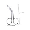 WOONEKY Professional Eyebrow Tweezers Set Stainless Steel Scissor Tweezers for