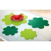 Felt Table Mat Washable Gilde Four-leaf Clover 30 cm Set