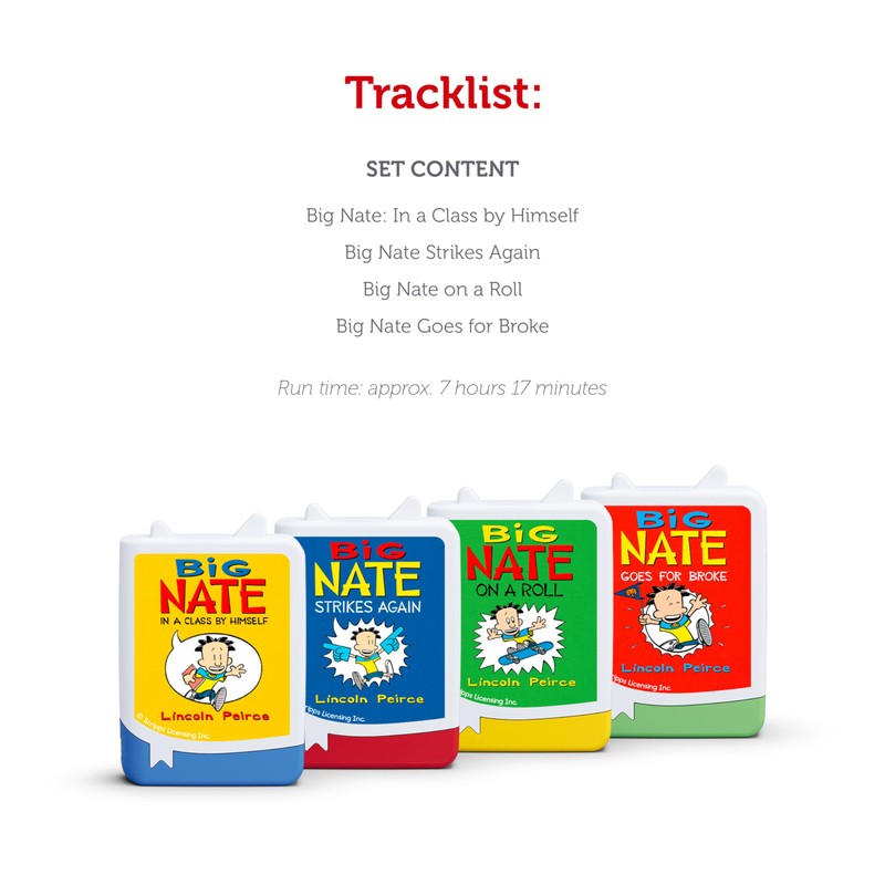 Tonies Big Nate Audiobook Set - 4 Pack