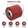 Non-Woven Wire Abrasive Drawing Polishing Burnishing Wheel,240 Grit 120 x