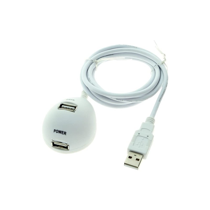 Cablemax 6ft. USB 2.0 Docking Extension Cable PC and Mac