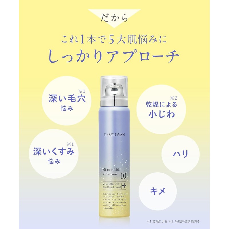 Dr. Syuwan | Micro Bubble VC10 Serum, Carbonated Serum, Rich