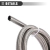 Motoforti Universal Car Braided Oil Fuel Gas Line Hose, 5ft