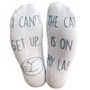 bring me socks CAT1 Socks, White/Grey, One Size