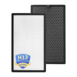 KJ350G Replacement Filter Compatible With TOSOT KJ350G Air Purifier, True HEPA and Activated Carbon Filter, 2 Pack