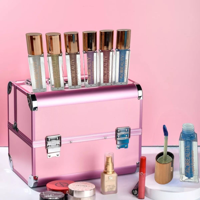 Favorbeauty 1 Pz Sombra De Ojos Liquida Brillosas