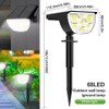 7 LED Solar Garden Lights Outdoor Waterproof Landscape Yard Pathway