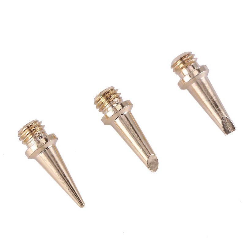 WANGCL 5Pcs Soldering Tips, Gas Soldering Iron Tips Kit Electric