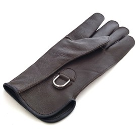 starlingukpk Quality Single Layer Genuine Leather Falconry Short Gloves/Bird Handling Gloves/Pet Gloves. (X Large)