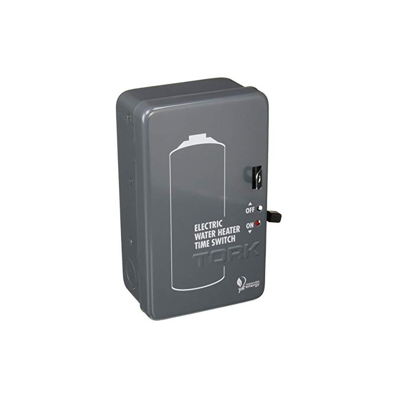 Tork NSI WH2B Mechanical Water Heater Time Switch, 24-Hour, 208/250V,