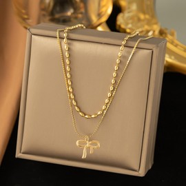 SXYYDSG 100Pcs Bow Earrings Charms DIY Material Bow Charms Metal Bow Tie Charms Pendant Gold Bow Connector Pendant Alloy Bracelet Bow Charms for DIY Bracelet Jewelry Making