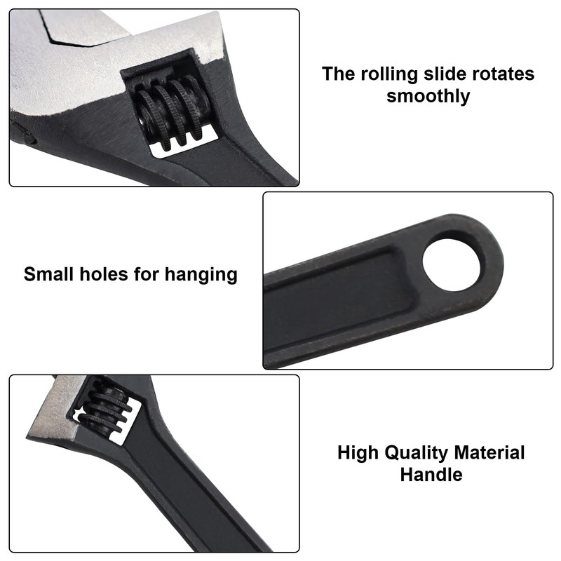 KZNKZN Tiny Yet Mighty - 4 Inch Mini Adjustable Wrench