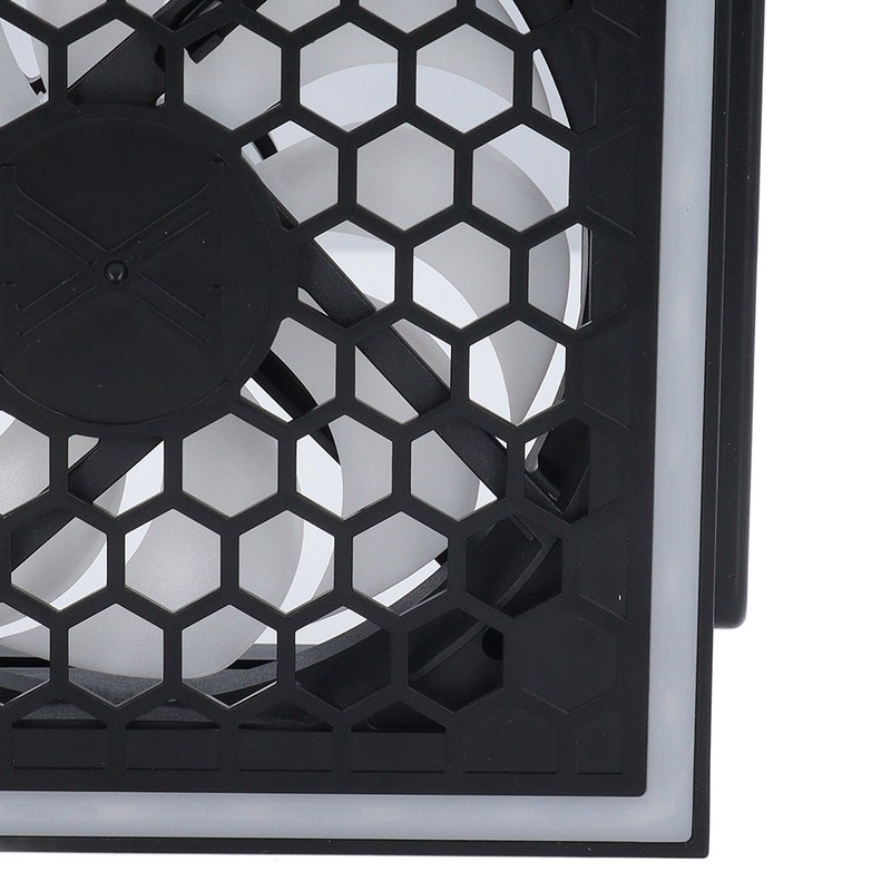 Cooling Fan LED 7 Light Modes 3 Speed USB3.0 USB2.0