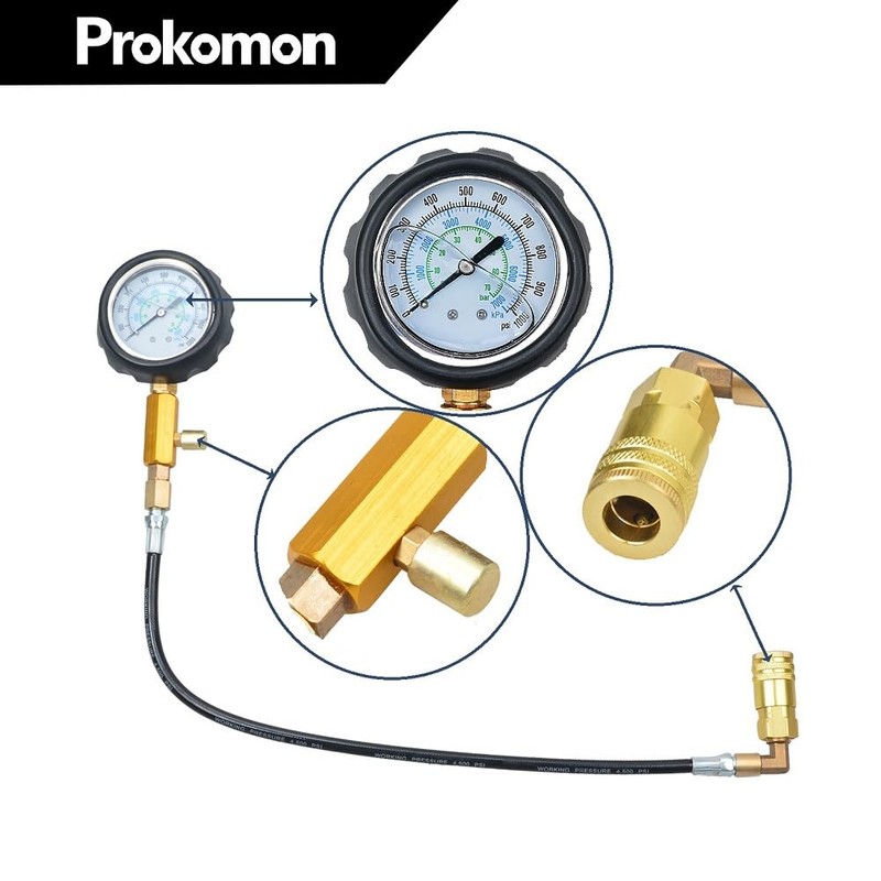 Prokomon 1000 Psi Diesel Engine Compression Tester for Most Diesel
