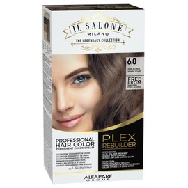 Alfaparf Milano Il Salone Plex Rebuilder Colour Kit 6.0 Dark Blonde - Permanent Colour Cream