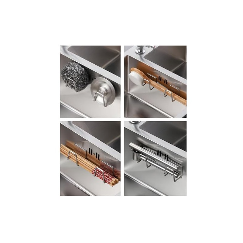 2026 New Sink Sponge Holder for Kitchen, SUS304 Stainless Steel