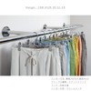 Taya CNB-452R-30-SC Bottom Hanger for Pants Skirt, Non-Slip, Chrome Plated,