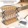 2/3/4-Tier collapsible cooling rack for baking,Folding Cooling Grid,Adjustable Stackable Roasting