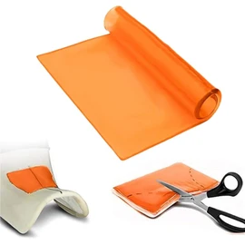 LisylineAuto Motorcycle Seat Gel Pad Car Driver Passenger Seat Cushion Shock Absorption Mats Soft Cooling DIY Gel Pad Comfort Long Sitting Office Chair Wheelchair Seat Cushion Orange (25 x 25 x 2cm)