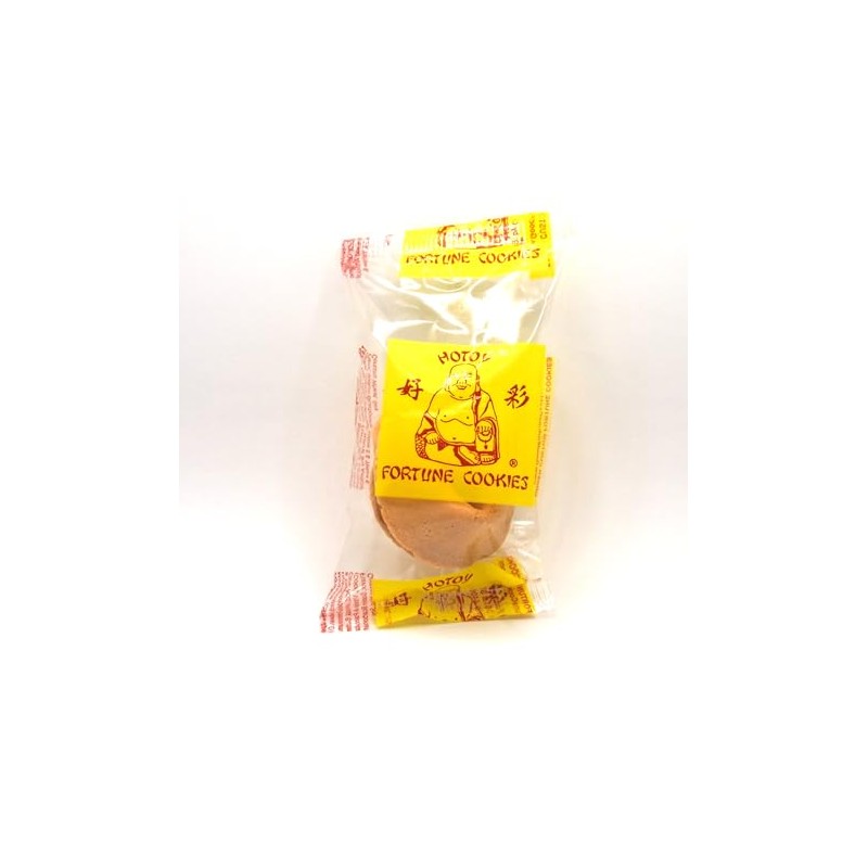 Hotoy Premium Bulk Fortune Cookies (100) Individually Wrapped, Fresh Cookies,