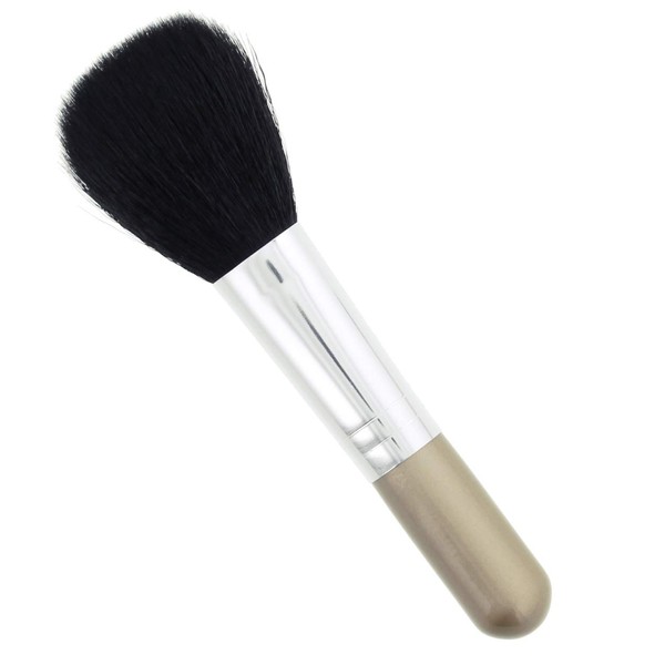 Shishida Seishindo Powder Brush, The Natural Hair 100% Made in Japan, Gold YM-900, Makeup Brush, φ0.6 x 5.0 inches (1.6 x 12.8 cm), Hair Length: Approx. 1.8 inches (4.5 cm) x 1 bottle
