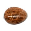 91.8g, 2.1x1.7"x1.1" Natural Untreated Peach Moonstone Palm-Stone Crystal Polished Galet