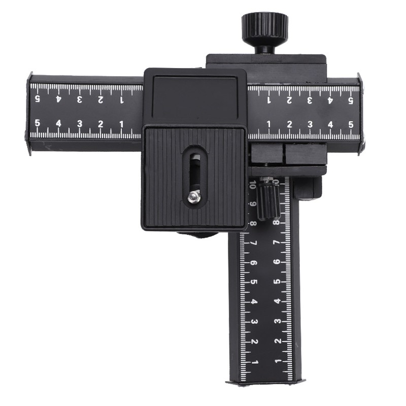 4 Way Macro Focusing Rail Slider with 1/4" Mounting Screw