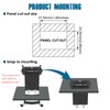Runleader Mechanical Hour Meter for Maintenance, AC/DC 8V to 80V