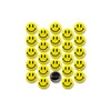Smiley Face Pinback Buttons – Classic Round Badge, Durable Metal