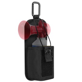 Xxerciz Nylon Pouch for 8 oz Air Horn, Portable Air Horn Holster Holder with Belt Clip Protective Carry Case with Adjustable Drawstring Carabiner for Boating, Sporting Events and Outdoor Camping