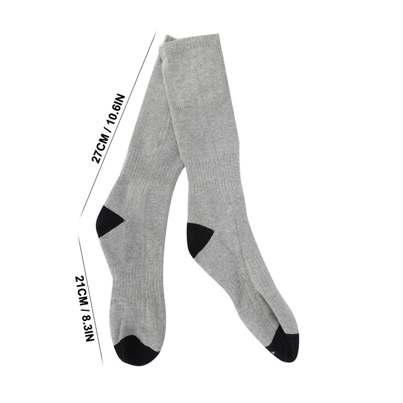Rechargeable Washable Warm Adjustable Temperature Electric Heating SocksEU Plug 100-240V