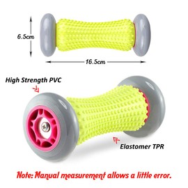 LassZone Foot Massage Roller Muscle Relaxation Applicable for Arm Leg and The Whole Body to Relieve Pain and Tiredness, Plantar Fasciitis Stick Deep Release Pressure Used at Home and Office