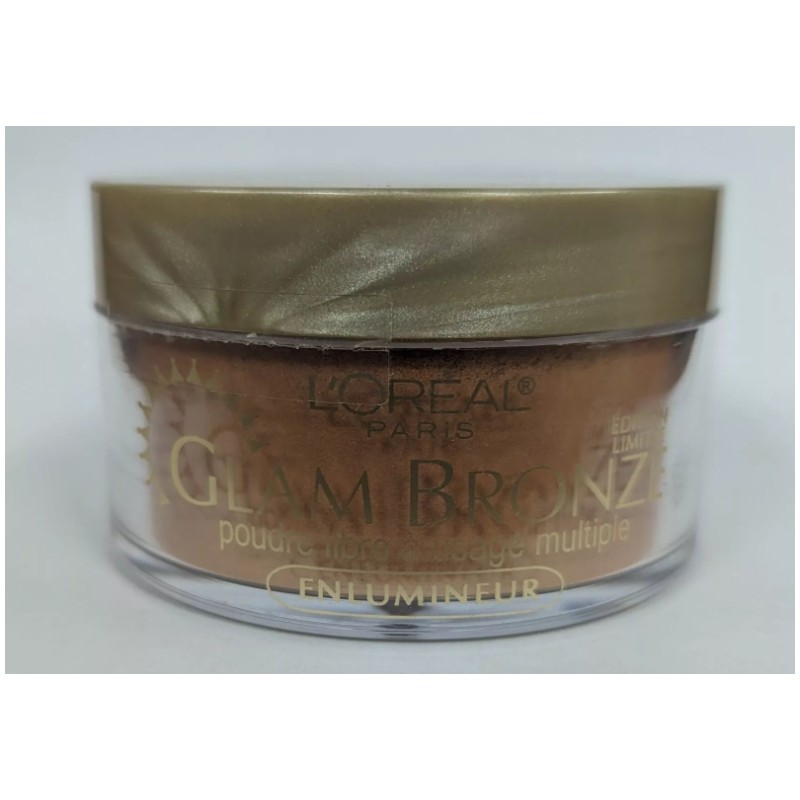 1pc - LOREAL GLAM BRONZE ALL-OVER LOOSE POWDER TWILIGHT GOLD