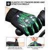 RIGWARL Touchscreen Motorcycle Gloves, Men Breathable Mesh Inserts Gloves, Skeleton,