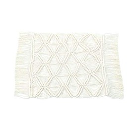 Honra Newborn Photography Props Rugs Jute Layer Blankets for Baby Posing Photoshoot Macrame (Cream)