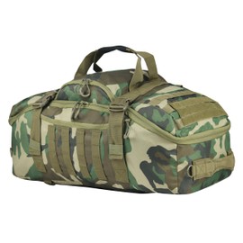 PAIWPHLI Gym Bag Duffle Bags Backpack Travel Duffle Bag with Weekend Overnight Bag for Outdoor Camping Hunting (Woodland, 80L)