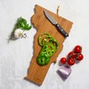 Totally Bamboo Vermont State Shaped Cutting Board and Charcuterie Serving